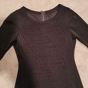 Quinn Microfiber sheath dress black